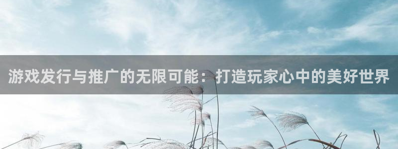 pp电子电子科技股票：游戏发行与推广的无限可能：打造玩家心中的美好世界