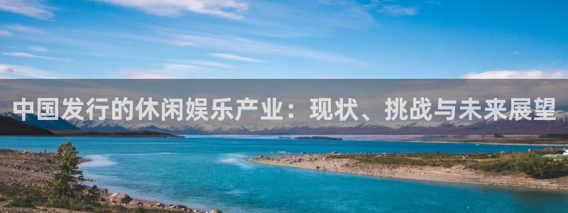 pp电子子寓意：中国发行的休闲娱乐产业：现状、挑战与未来展望